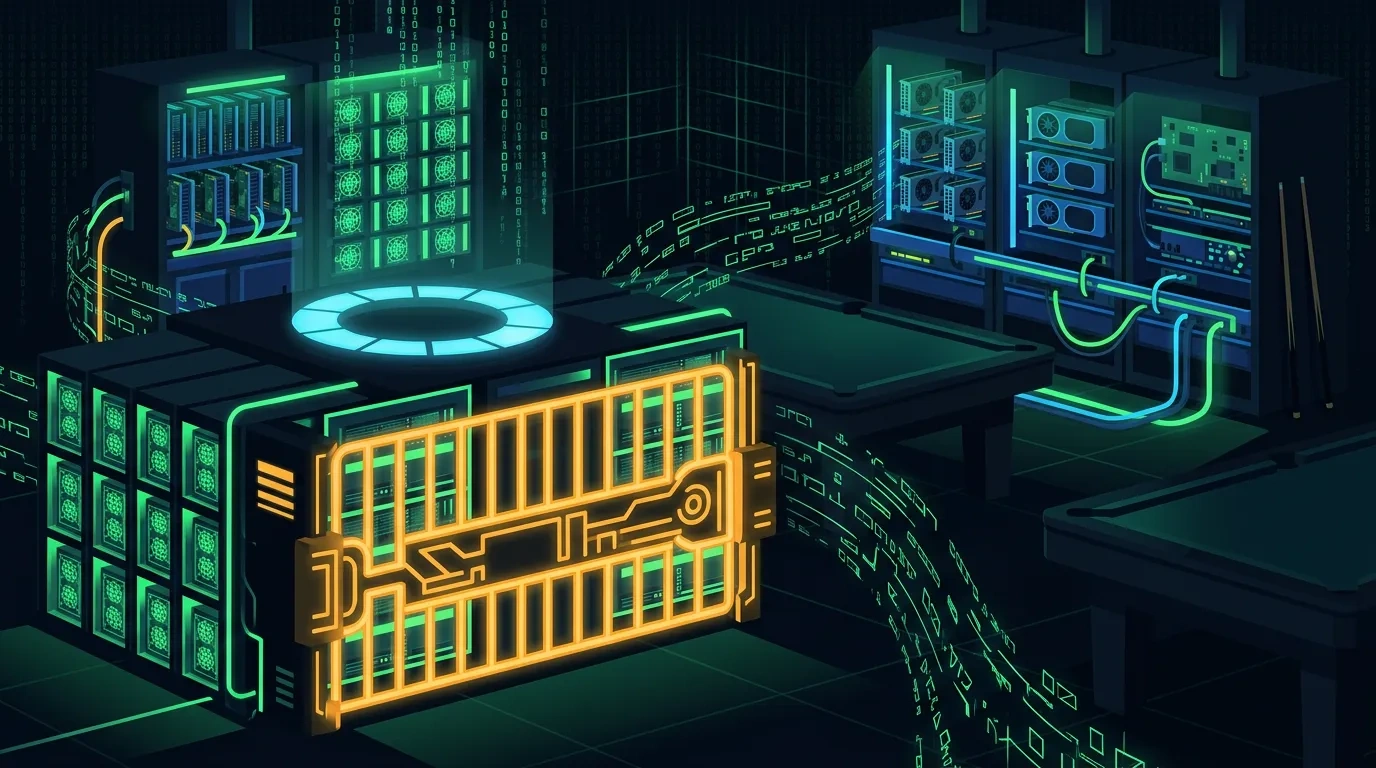 Editorial illustration for the Antpool (cloud mining) meta-review