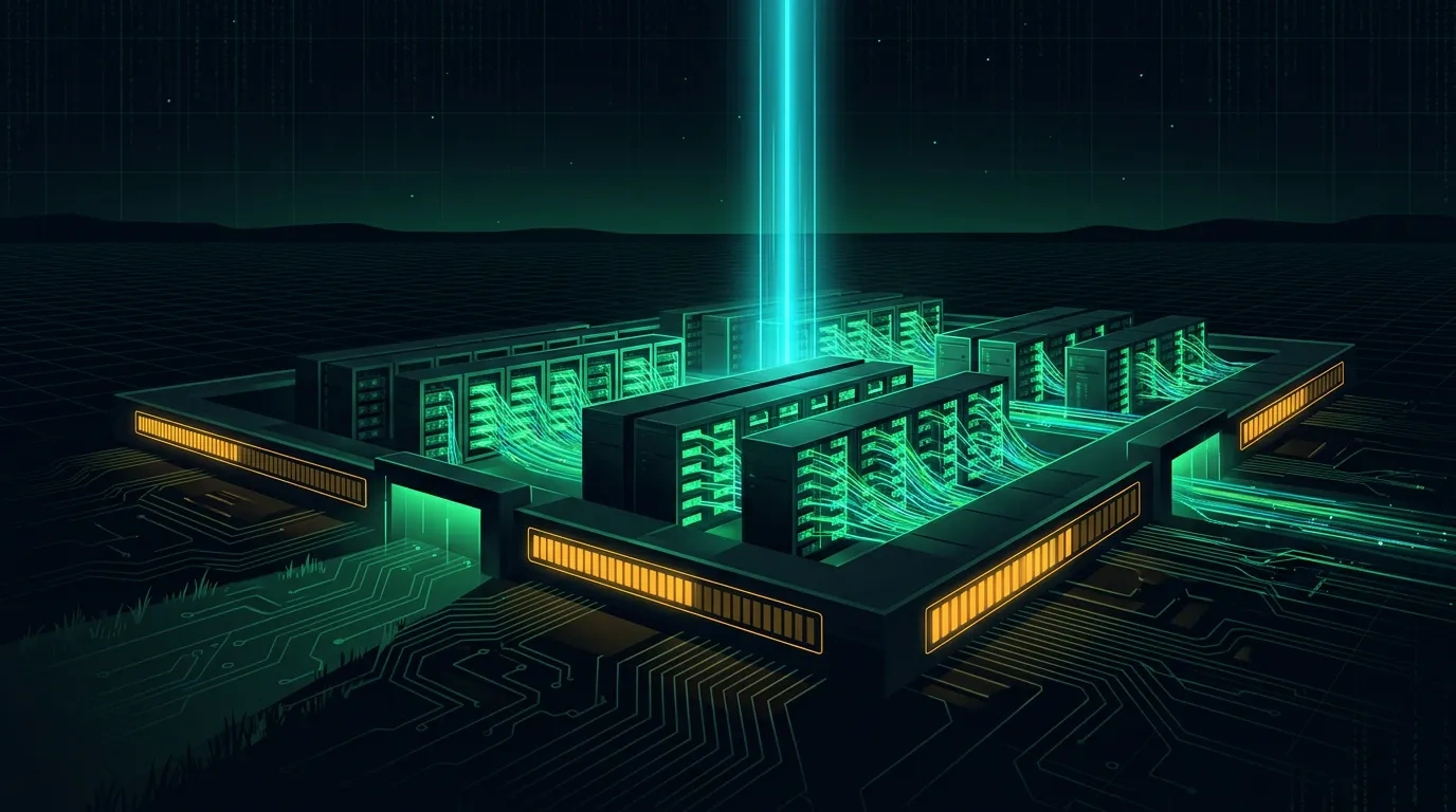 Editorial illustration for the Frontier Mining meta-review