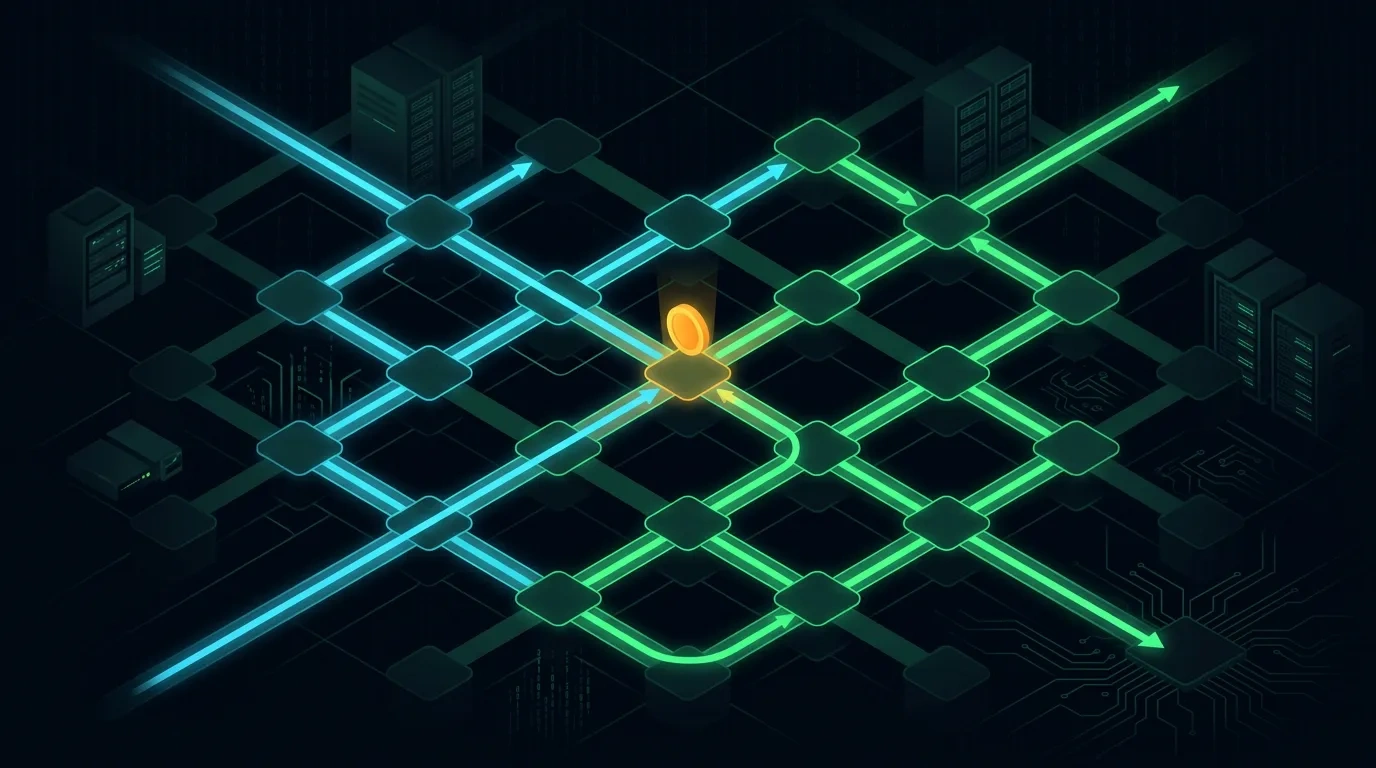 Editorial illustration for the Lava Network meta-review