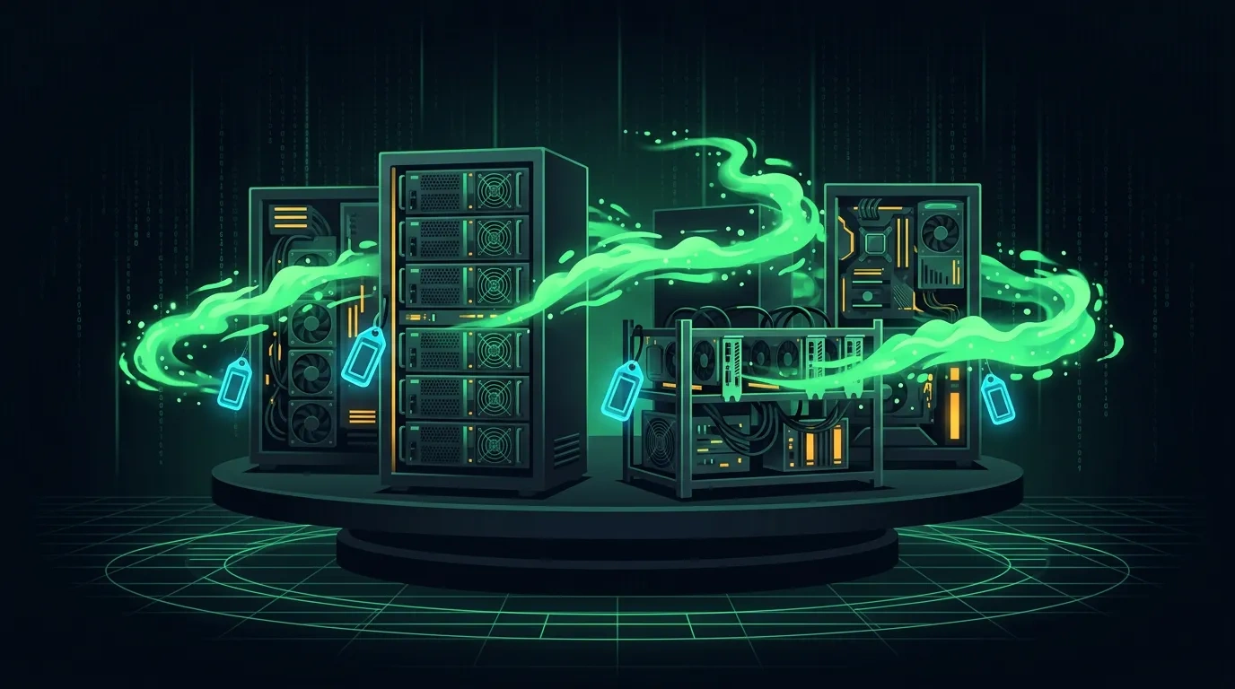 Editorial illustration for the MiningRigRentals meta-review